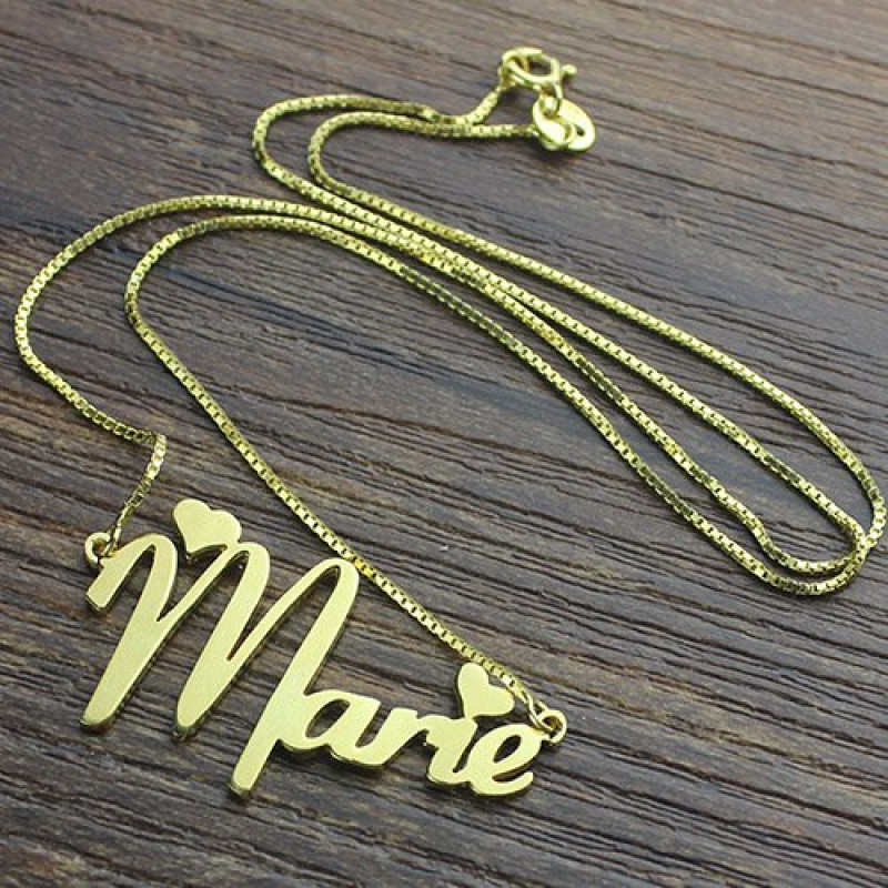 Personalised nameplate necklace product image