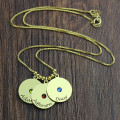 Mother's personalised disc necklace product image