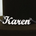 Personalised Karen-style name necklace gallery image