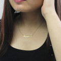 Karen style name necklace