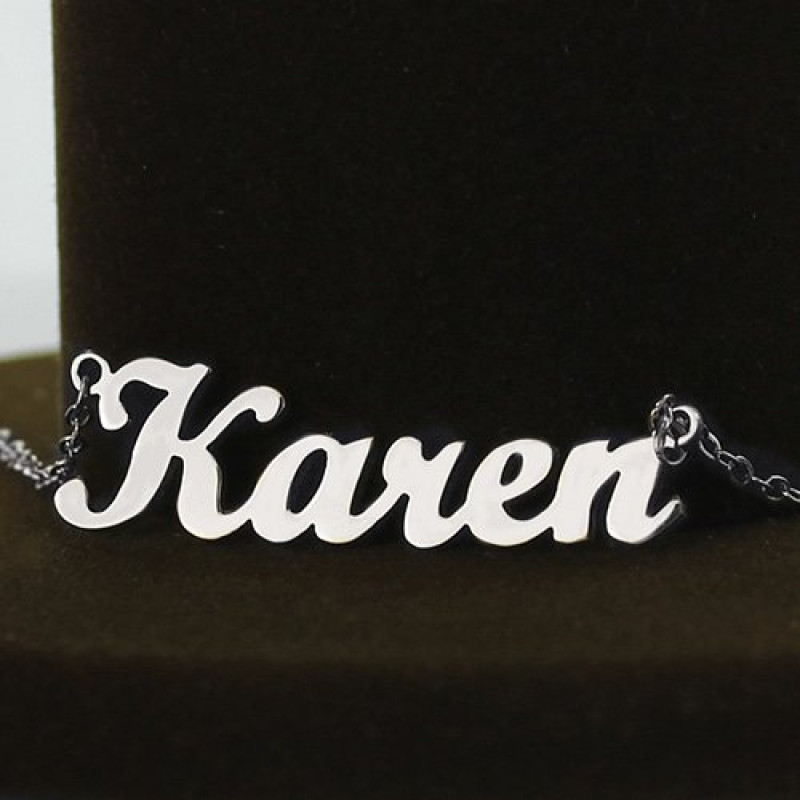 Personalised script name necklace product image