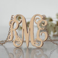 Custom Monogram Initial Necklace Custom monogram initial necklace product image