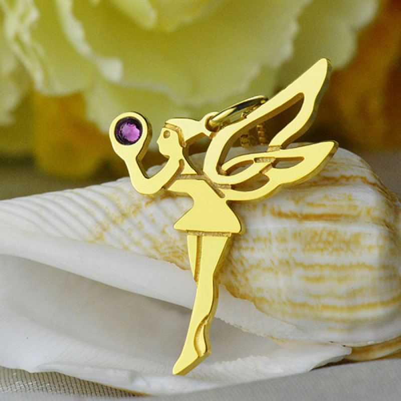 Fairy birthstone necklace product image