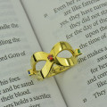 Engraved Infinity Birthstone Ring Engraved infinity birthstone ring additional view