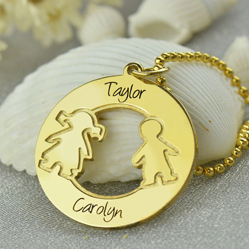 Personalised Circle Name Necklace Personalised circle name necklace product view