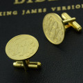 Engraved Monogram Cufflinks Alternate View Engraved monogram cufflinks alternate view