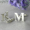 Initial Monogram Cufflinks Personalised initial monogram cufflinks