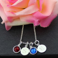Personalised Double Initial Charm Necklace Personalised double initial charm necklace view