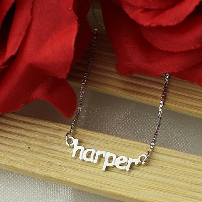 Personalised Mini Name Letter Necklace Personalised mini name letter necklace product image