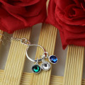 Personalised Birthstone Infinity Charm Necklace Personalised birthstone infinity charm necklace product image