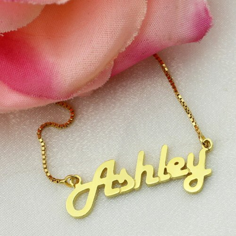 Retro Name Necklace Pendant Retro name necklace pendant product view