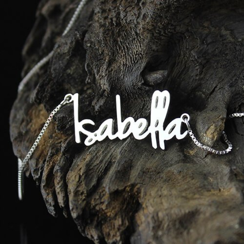 Small personalised name necklace gallery image