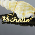 Handwriting-style personalised name necklace product image