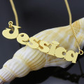 Gold Over Children's Name Necklace Gold Over Children's Name Necklace gallery image