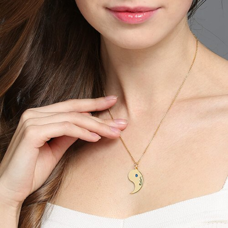 Personalised Yin Yang Necklace Set Personalised Yin Yang necklace set product image