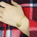 Personalised monogram name bracelet view