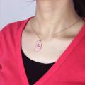 Personalised Indiana State Necklace Indiana state-shaped personalised heart name necklace