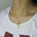 St James cross initial necklace gallery image