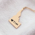 Idaho state necklace product view