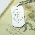 Personalised dog tag name necklace product image