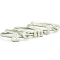 Stackable Midi Initial Ring Sterling Silver Stackable midi initial ring in sterling silver