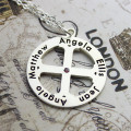 Family Circle Cross Name Necklace