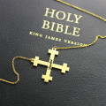Personalised Julian cross name necklace product image