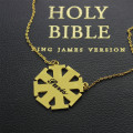 Customised Cross Name Necklace Detail Customised cross name necklace detail image