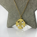 Engraved Celtic Cross Name Necklace Engraved Celtic cross name necklace gallery image