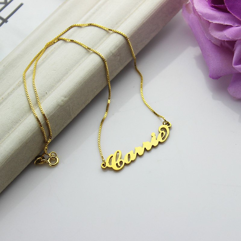 Carrie Name Necklace View Carrie-style personalised name necklace product view