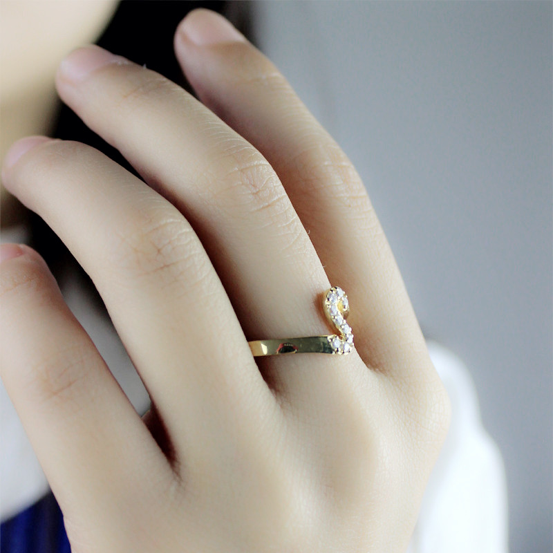 Personalised birthstone ring product image