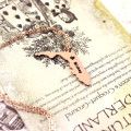 Custom Florida map pendant necklace in rose gold
