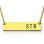 Personalised Initial Bar Necklace 18ct Gold Plated