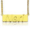Custom Nameplate Bar Necklace 18ct Gold Plated