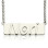 Personalised Nameplate Bar Necklace Sterling Silver
