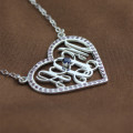 Birthstone Initial Pendant Birthstone initial pendant
