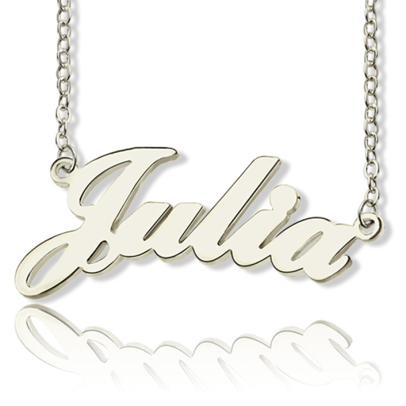 Julia style personalised name necklace
