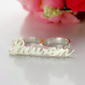 Carrie-Style Name Ring Carrie-style personalised name ring