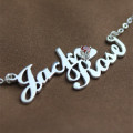 Celebrity-Style Double Nameplate Necklace Celebrity-style double nameplate necklace