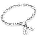 Personalised Mum Charm Bracelet Personalised Mum charm bracelet with children’s pendants