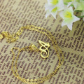 Personalised Letter Necklace 18ct Gold Plated Personalised 18ct gold-plated initial letter necklace