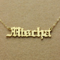 Old English personalised name necklace product image