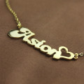 Personalised child name jewellery necklace
