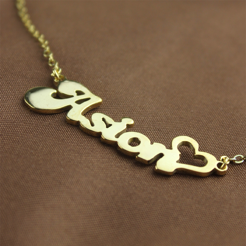 Personalised child name jewellery necklace