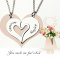 Couples Breakable Heart Necklace Breakable heart necklace designed for couples