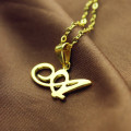 Personalised Letter Necklace 18ct Gold Plated Personalised 18ct gold-plated initial letter necklace