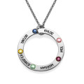 Swarovski Infinity Necklace with engraving