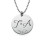 Engraved Initial Necklace with Special Date	