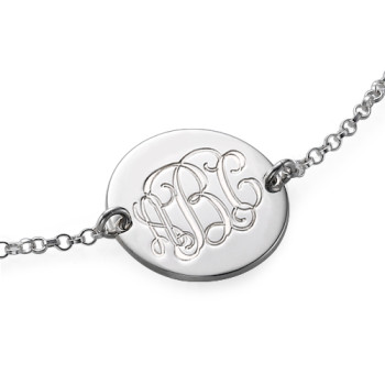 Sterling Silver Monogram Bracelet/Anklet Sterling Silver Monogram Bracelet/Anklet
