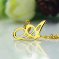 Personalised Letter Necklace 18ct Gold Plated Personalised 18ct gold-plated initial letter necklace